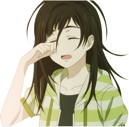 🥱 Стикер «Dekiru Neko wa Kyou mo Yuutsu» для Telegram