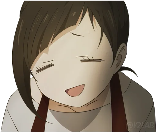 😅 Стикер «Dekiru Neko wa Kyou mo Yuutsu» для Telegram