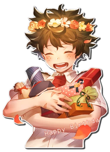 ☺️ Стикер «Midoriya Izuku [รקร]» для Telegram