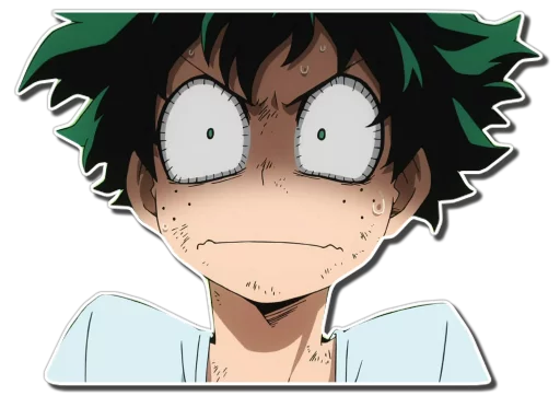 😰 Стикер «Midoriya Izuku [รקร]» для Telegram