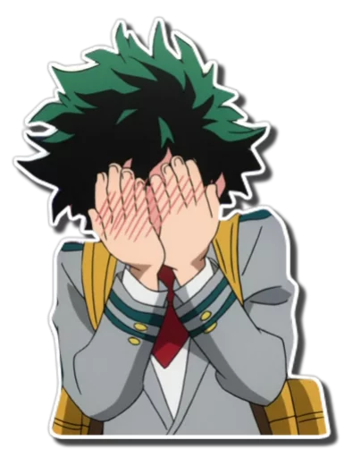 🙈 Стикер «Midoriya Izuku [รקร]» для Telegram