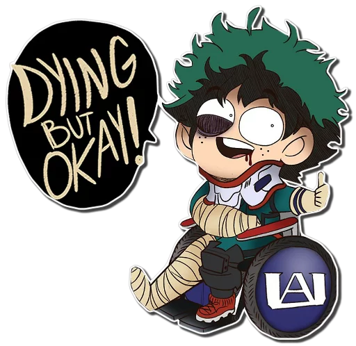 👍 Стикер «Midoriya Izuku [รקร]» для Telegram