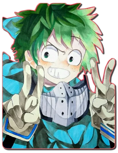 ✌️ Стикер «Midoriya Izuku [รקร]» для Telegram