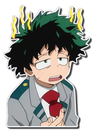 😩 Стикер «Midoriya Izuku [รקร]» для Telegram