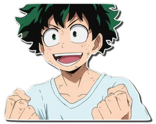 😆 Стикер «Midoriya Izuku [รקร]» для Telegram