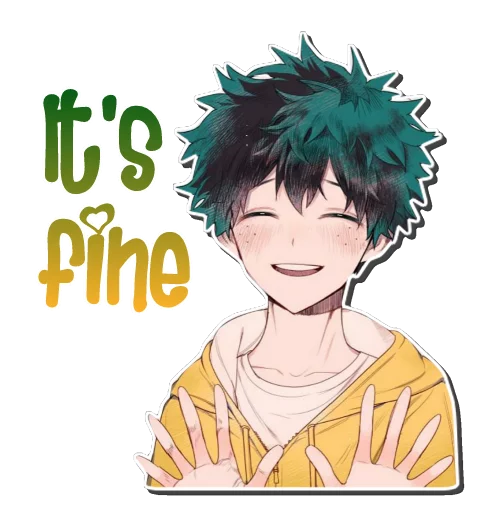 😊 Стикер «Midoriya Izuku [รקร]» для Telegram