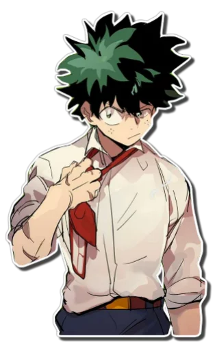 😠 Стикер «Midoriya Izuku [รקร]» для Telegram