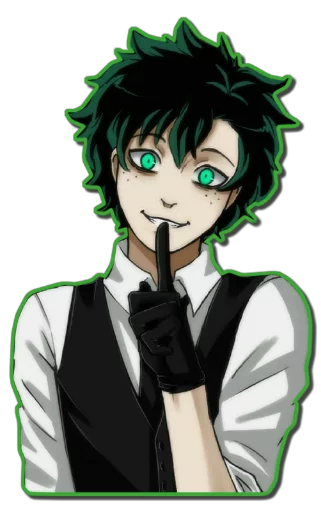 🤫 Стикер «Midoriya Izuku [รקร]» для Telegram