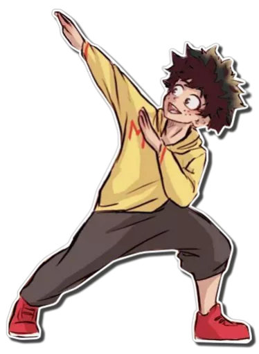 💃 Стикер «Midoriya Izuku [รקร]» для Telegram