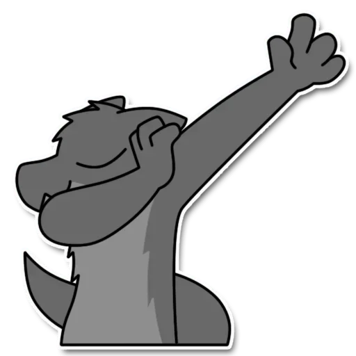 🤪 Стикер «Do as I do» для Telegram