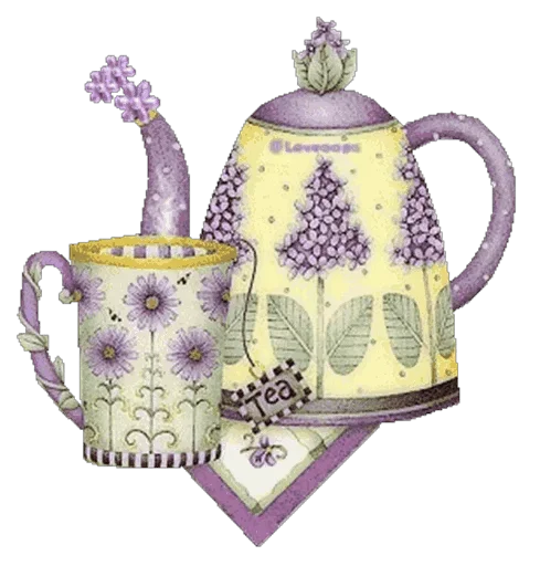 😓 Стикер «Tea Time for girls and boyd» для Telegram