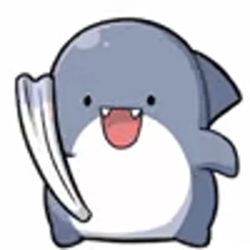 😊 Эмодзи «Акулка» для Telegram