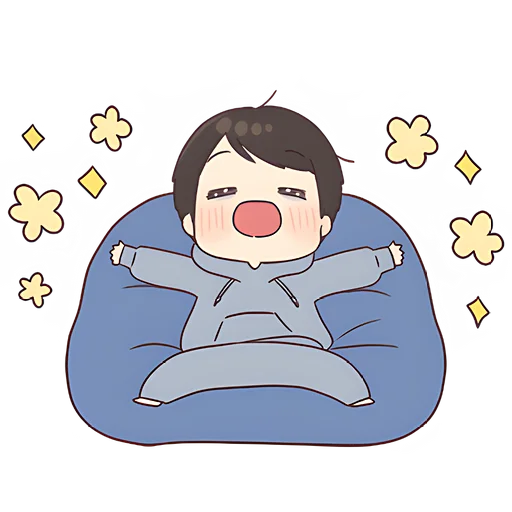 ☺️ Стикер «Деловой-кун 2» для Telegram