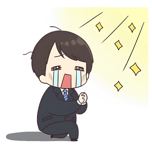 😭 Стикер «Деловой-кун 2» для Telegram