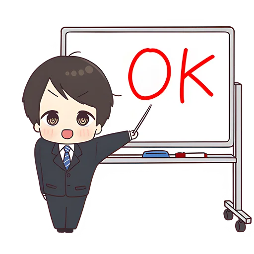 👌 Стикер «Деловой-кун 2» для Telegram