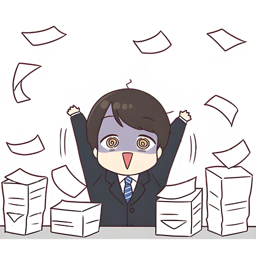 🤩 Стикер «Деловой-кун 2» для Telegram