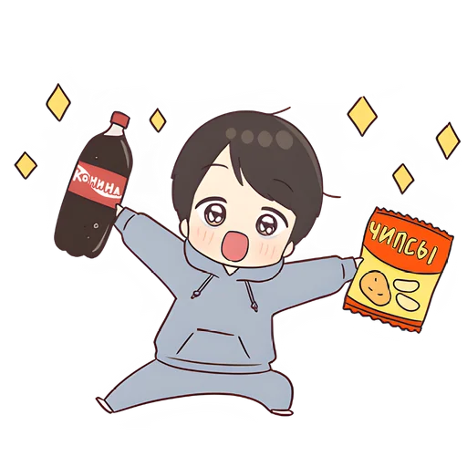 🍻 Стикер «Деловой-кун 2» для Telegram