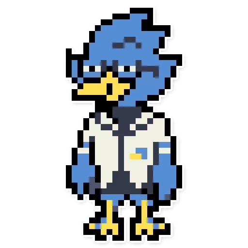 🦆 Стикер «Deltarune Sprites» для Telegram