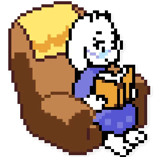 🛋️ Стикер «Deltarune Sprites» для Telegram