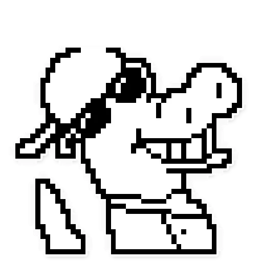 😬 Стикер «Deltarune Sprites» для Telegram