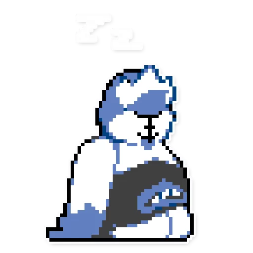♠ Стикер «Deltarune Sprites» для Telegram