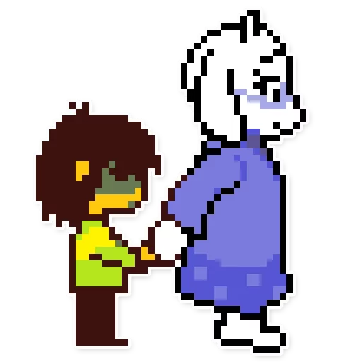🤝 Стикер «Deltarune Sprites» для Telegram