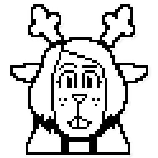 🦌 Стикер «Deltarune Sprites» для Telegram