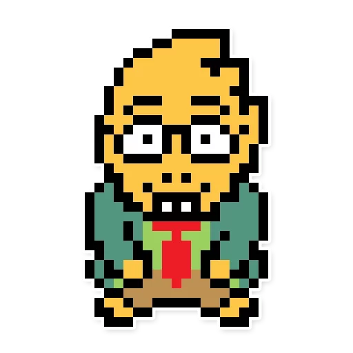 🦎 Стикер «Deltarune Sprites» для Telegram