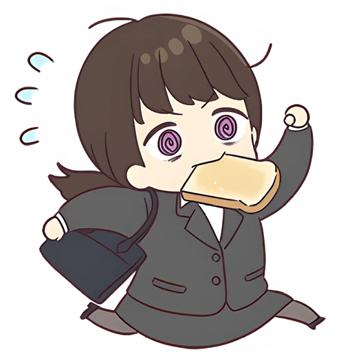 🤤 Стикер «Деловая-тян 2» для Telegram