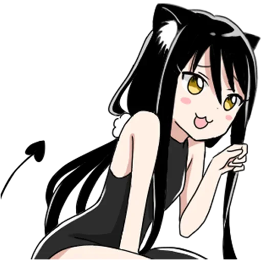 🐱 Стикер «Дъяволица» для Telegram