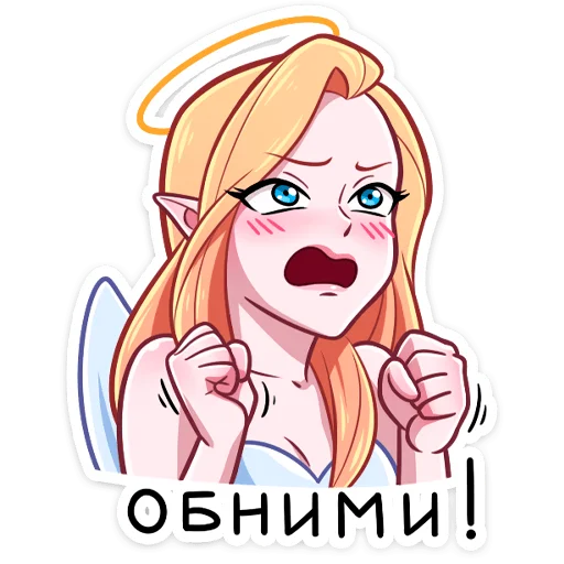 😠 Стикер «Поставляется как стиль к набору -> [Дьявол и Дьяволица]» для Telegram
