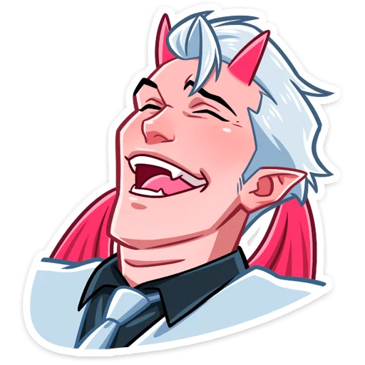 😈 Стикер «Поставляется как стиль к набору -> [Дьявол и Дьяволица]» для Telegram