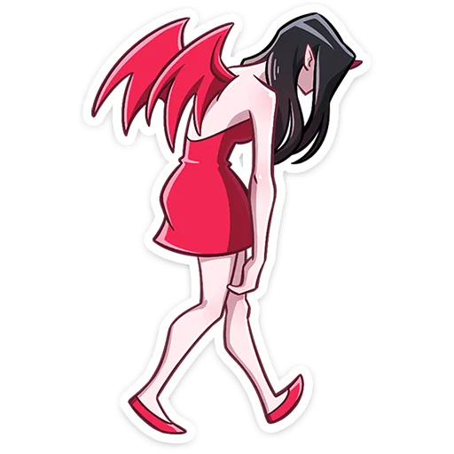 😈 Стикер «Дьяволица 2.0» для Telegram