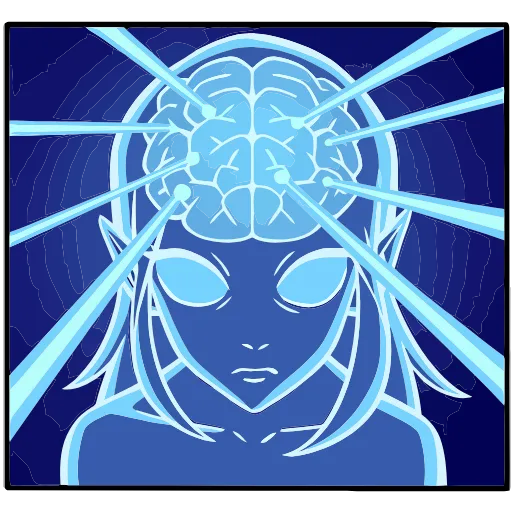🧠 Эмодзи «Дьяволица 2.0» для Telegram