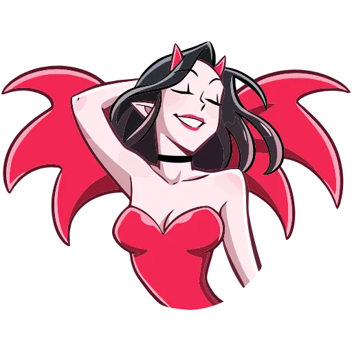 🥰 Эмодзи «Дьяволица 2.0» для Telegram