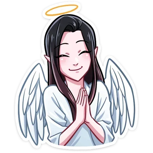 😇 Стикер «Дьяволица без надписей» для Telegram