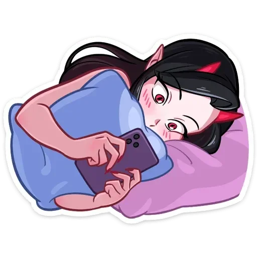 🤳 Стикер «Адская любовь» для Telegram