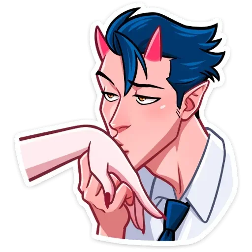 😚 Стикер «Адская любовь» для Telegram