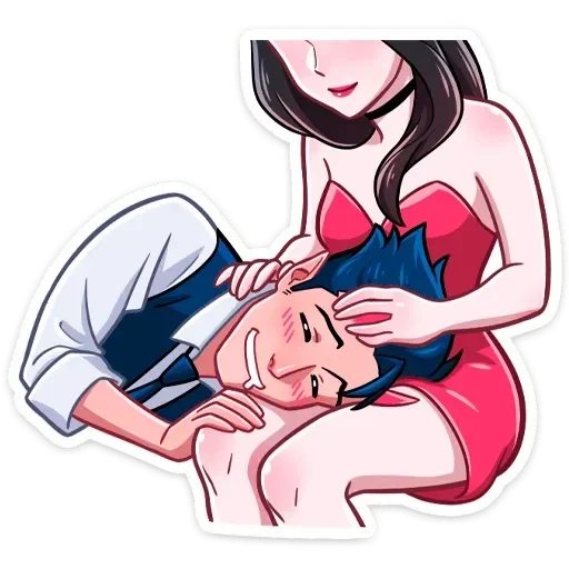 💤 Стикер «Адская любовь» для Telegram