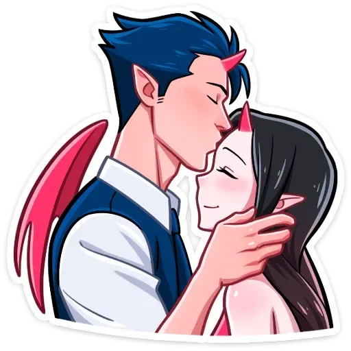 😘 Стикер «Адская любовь» для Telegram