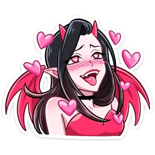 🥰 Стикер «Адская любовь» для Telegram