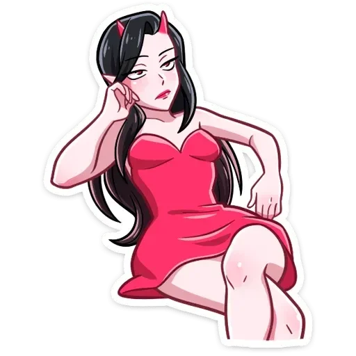 😑 Стикер «Адская любовь» для Telegram