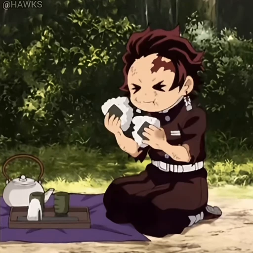 🍙 Стикер «Demon Slayer S3» для Telegram