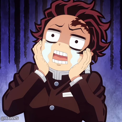 😭 Стикер «Demon Slayer S4» для Telegram