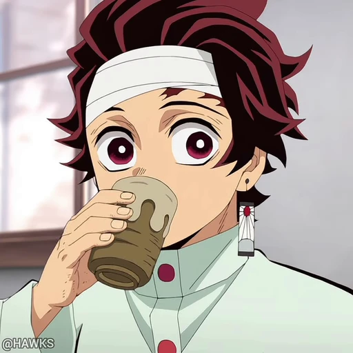 🍵 Стикер «Demon Slayer S4» для Telegram