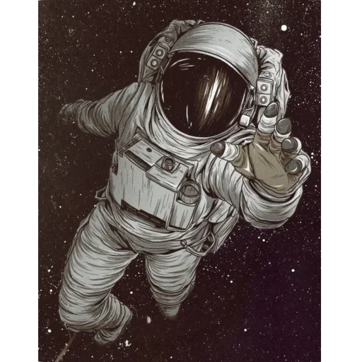 🚀 Стикер «День космонавтики» для Telegram