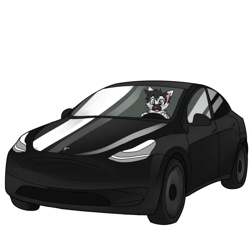 🚗 Стикер «Dencur» для Telegram