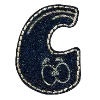Стикер 3 Denim letters