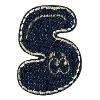 Стикер 32 Denim letters