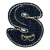 Стикер 19 Denim letters